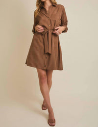 Gilli - Ainsley Striped Button Dress