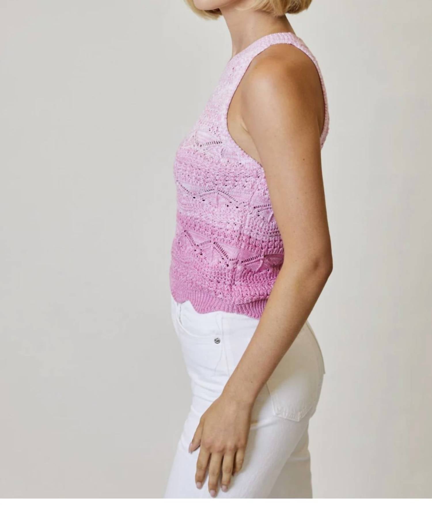 Design History - ombre halter top