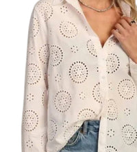 Dylan By True Grit - Elle Button Up Top