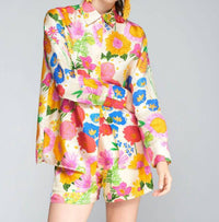 Vilagallo - Silk Flor Seda Blouse