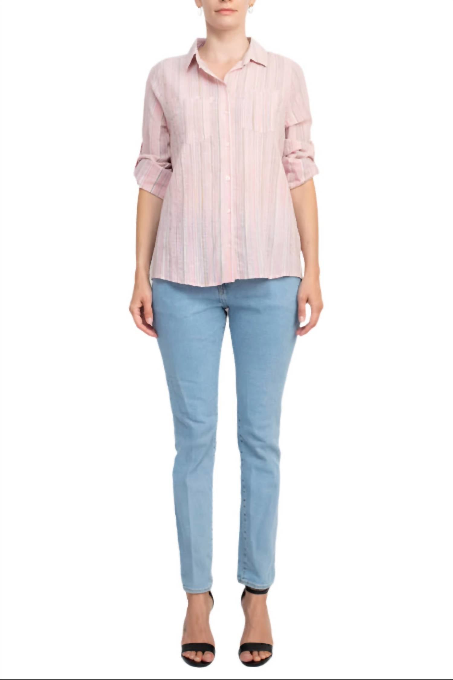 Adyson Parker - Collared Button Down Shirt