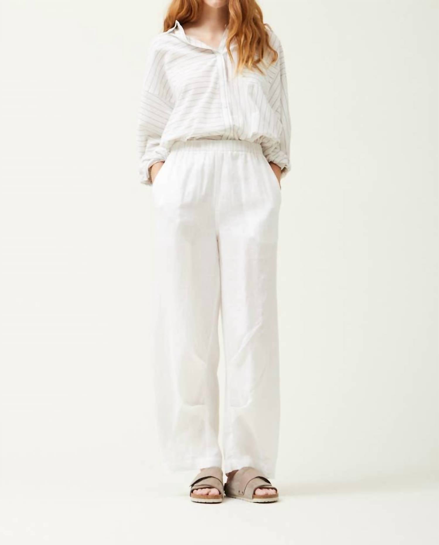 Grade & Gather - Pleated Linen Pants