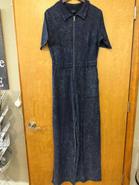 Desigual - Washed-effect Denim Jumpsuit