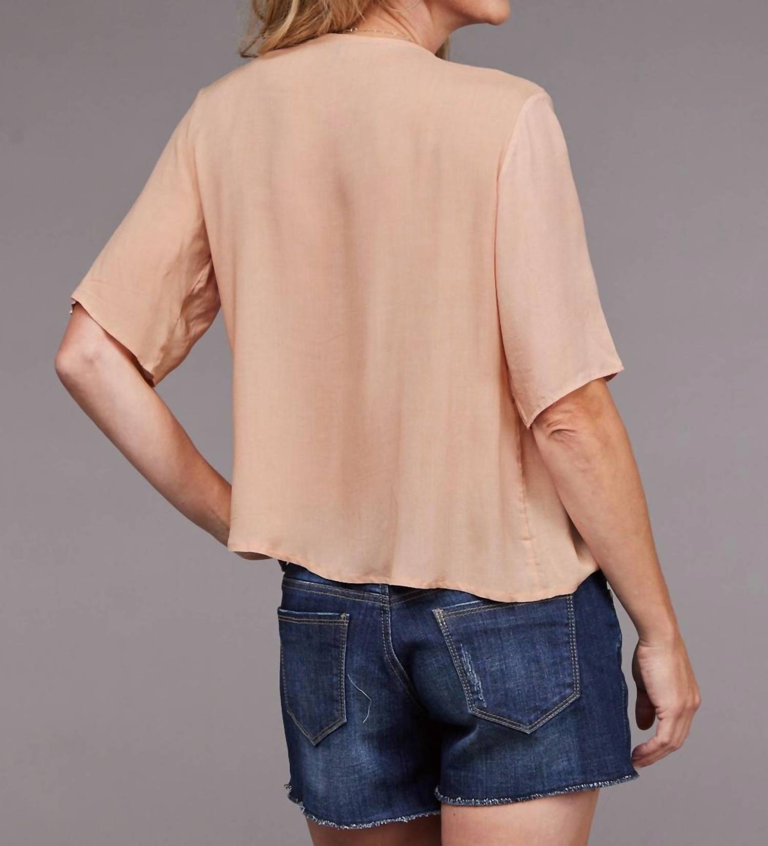 Stetson - Crepe V-neck Blouse
