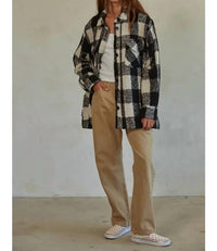 By Together - Woven Buffalo Check Jacket