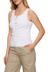 Sanctuary - Go to lace up tank