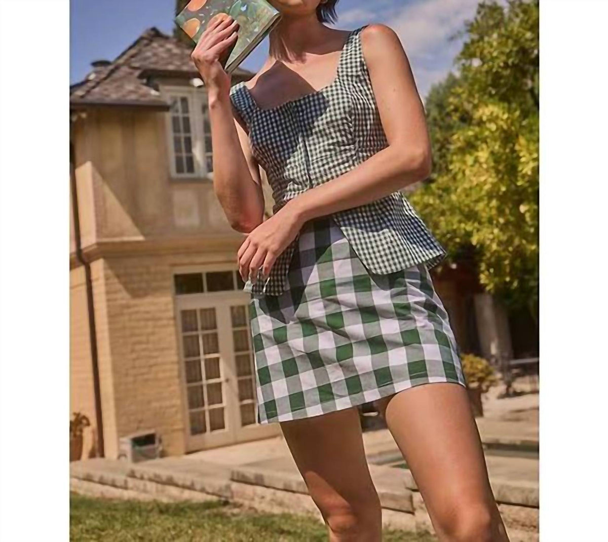 Lucy Paris - Women's Ludlow Gingham Vest Top