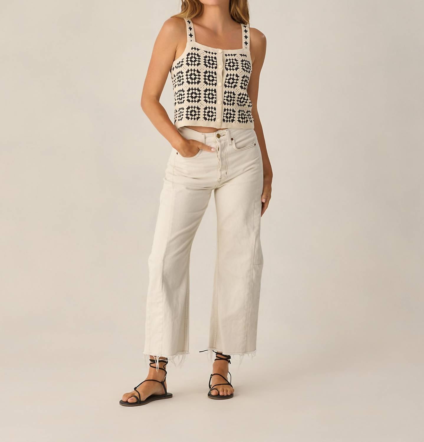 Rylee + Cru - Crochet Tank Top