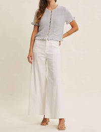 In February - Women's Bristol Stretch Wide Leg Pants