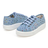 Victoria - Girls' Platform Canvas Sneakers