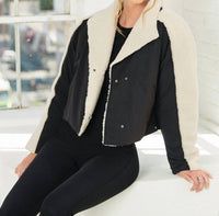 Thrive Societe - Teddy Mix Padded Jacket