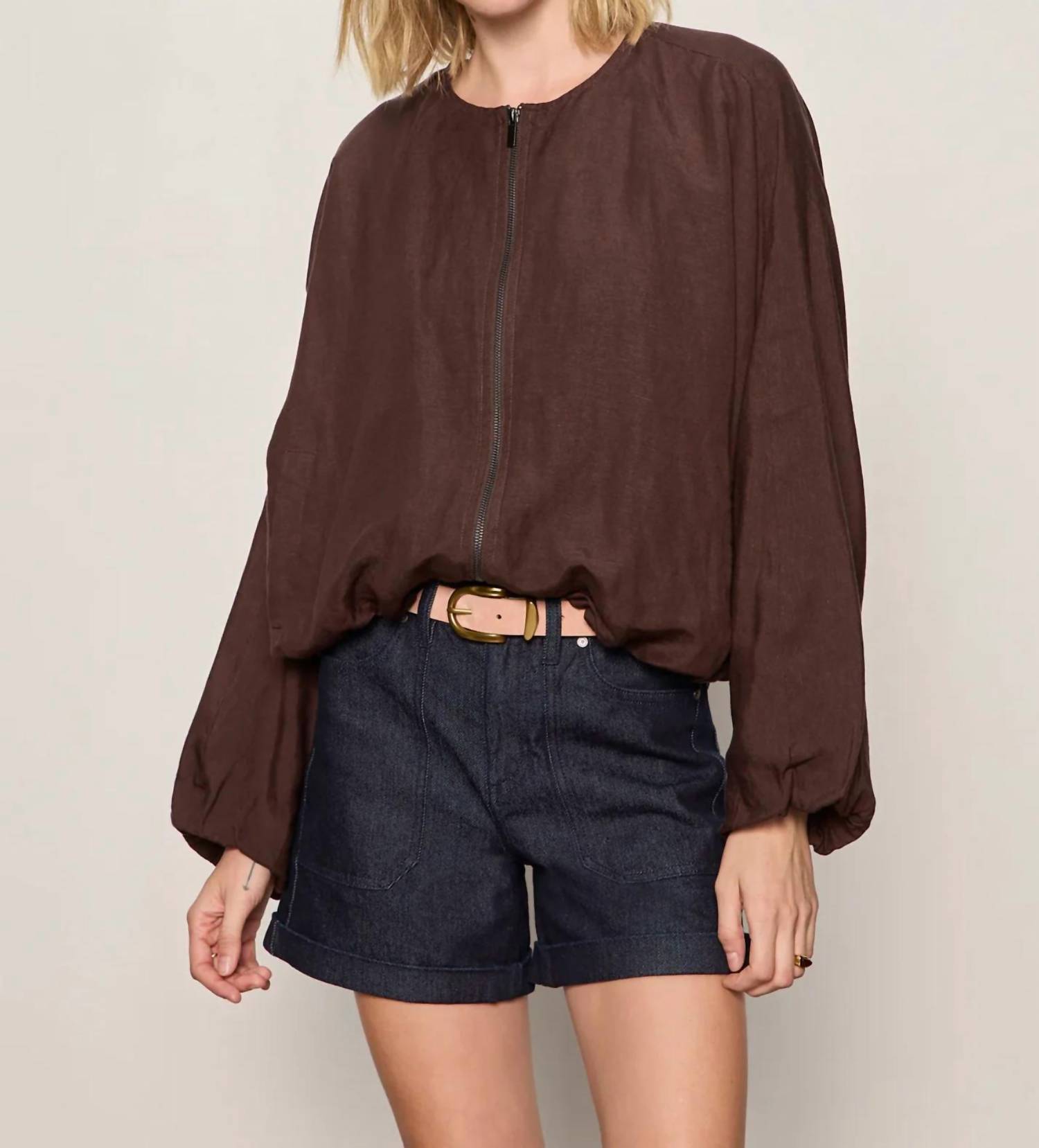 Sanctuary - Linen Bubble Jacket