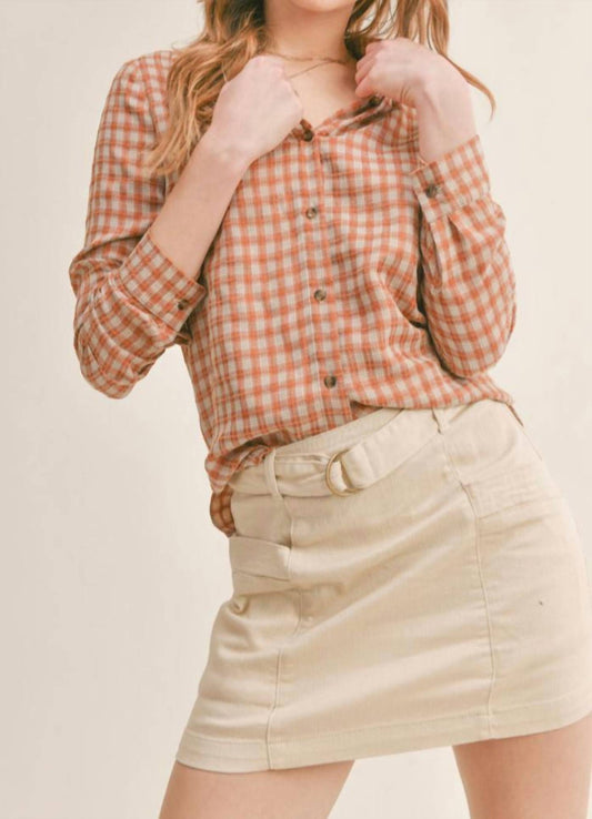 Sadie & Sage - Fall is Here Button Down Shirt