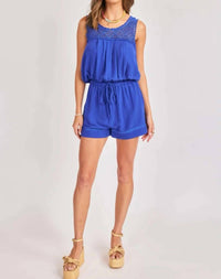 Sadie & Sage - Sugarloaf Crochet Yoke Sleeveless Top