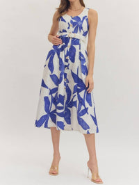 Entro - Botanical Midi Dress