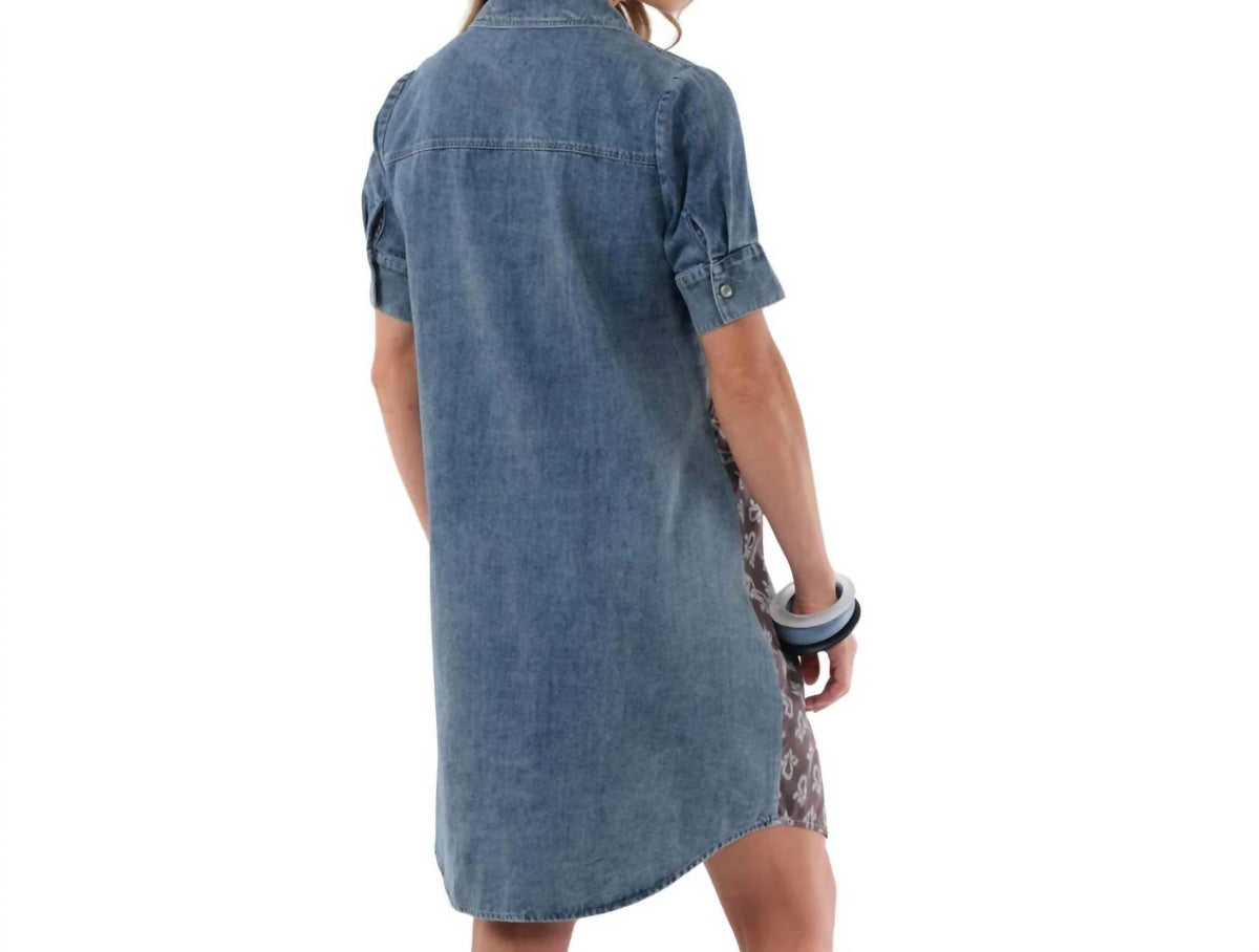 Lior - Denim Short Midi Dress