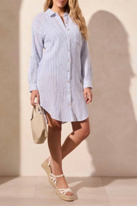 Tribal - Rolled Shirt Dress