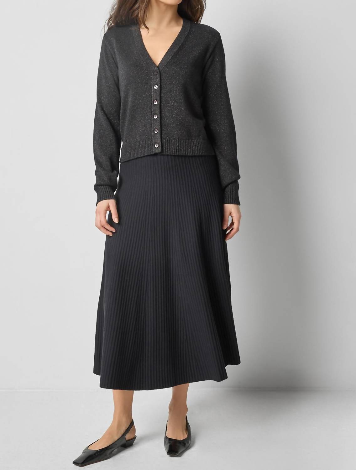 Lilla P - V-neck Sparkle Cardigan