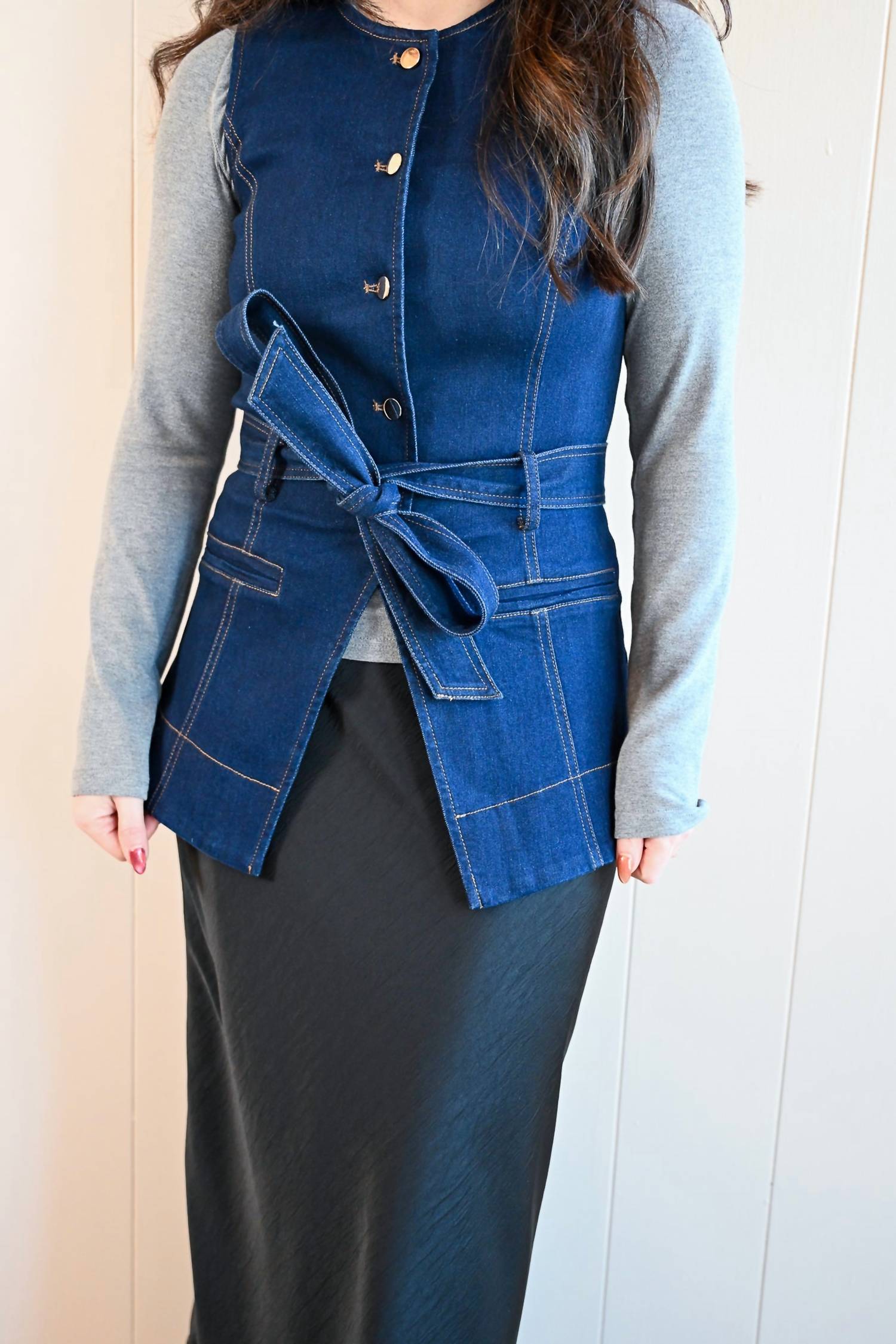 Greylin - Women's Acropolis Street Denim Vest