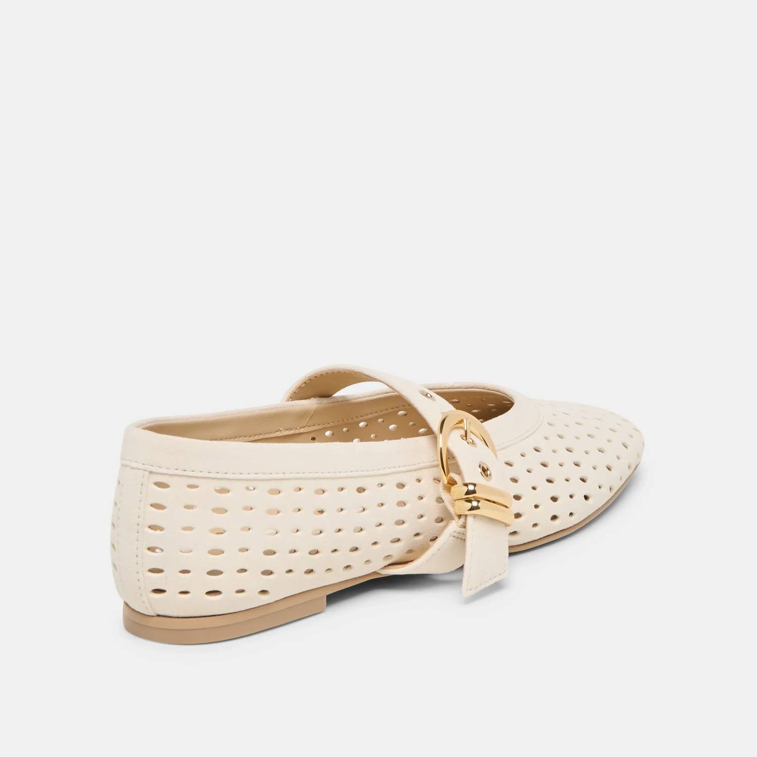 Dolce Vita - Women's Mikel Perforated Suede Mary Jane Flat