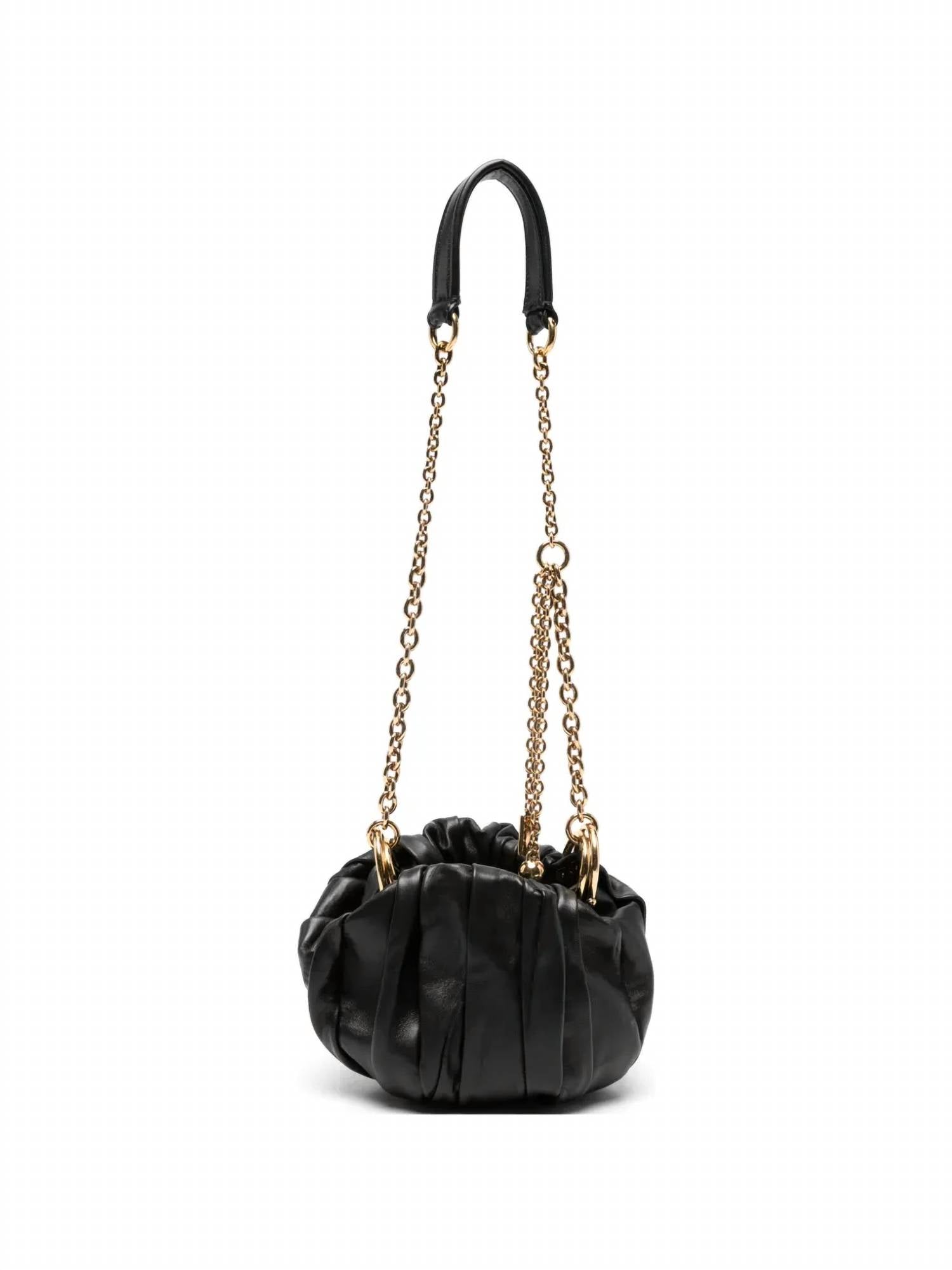 Chloe - Women's Plissé Shoulder Bag