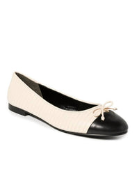Tory Burch - Women's Cap Toe Quilted Ballet Shoes