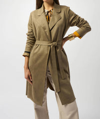 Joseph Ribkoff - Scuba Suede Straight Coat