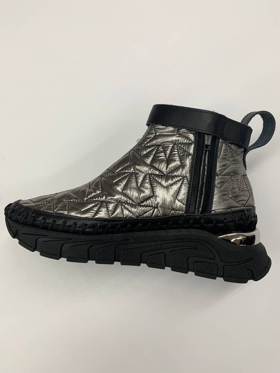 Salvatore Castellano Women's Agata Ankle Boots in silver - women's shoe - view 4