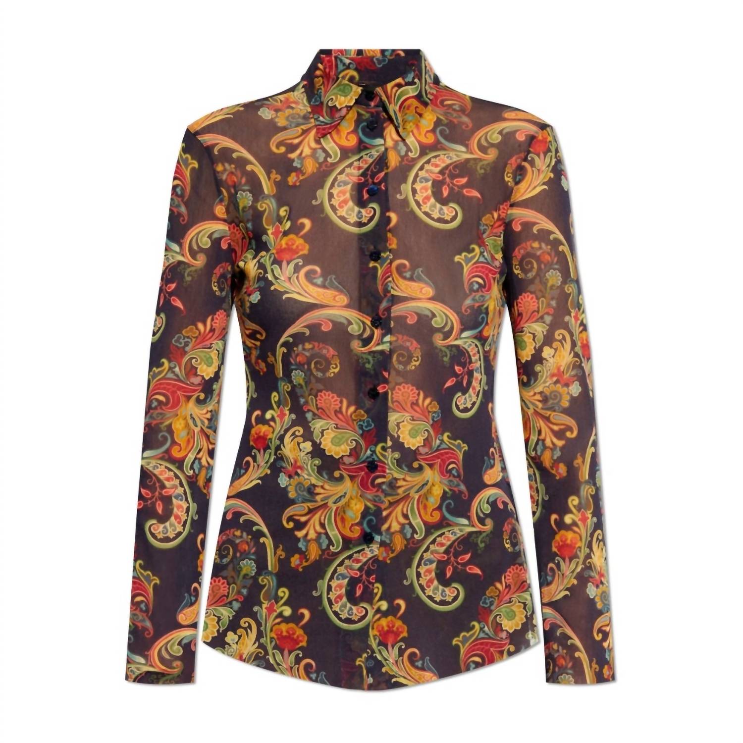 Etro - Paisley-print Chiffon Shirt