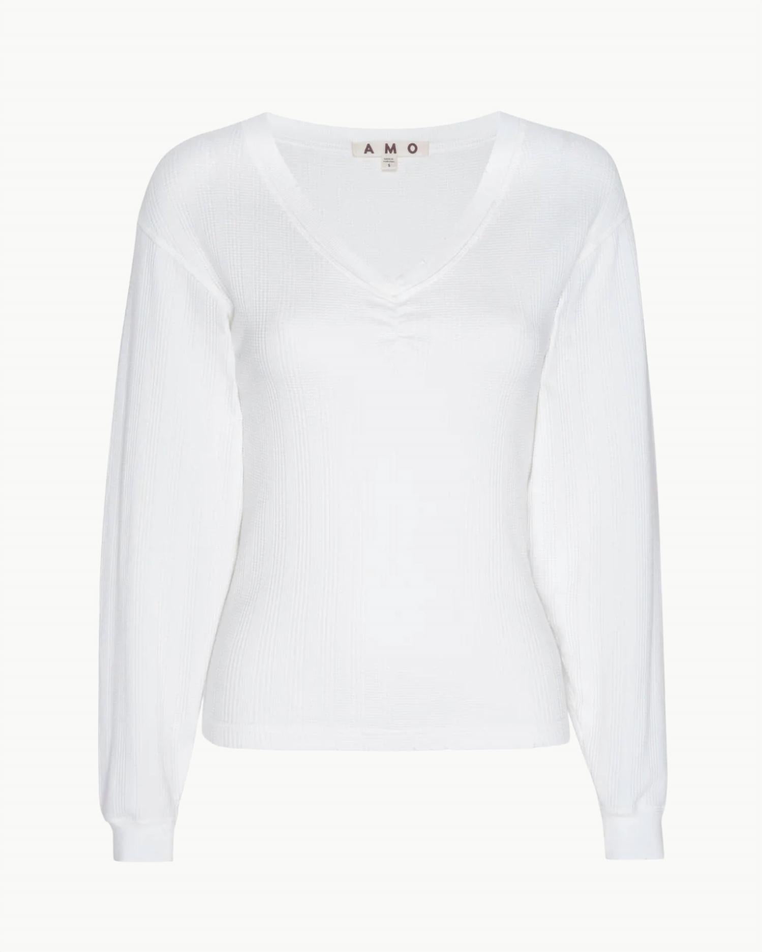 Amo - Beau Waffle Knit Top