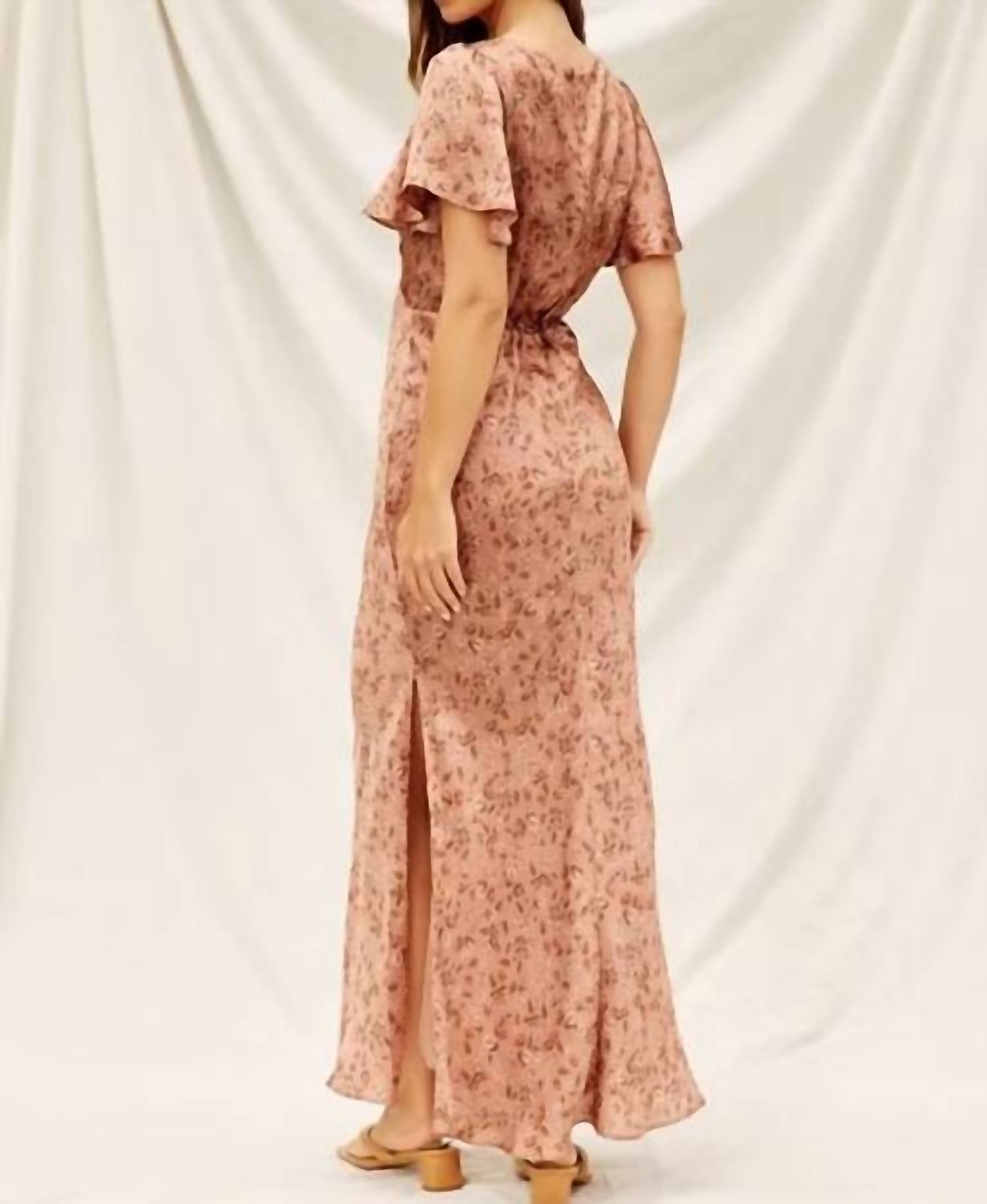 Dress Forum - Go Get Em Flutter Sleeve Midi Dress