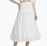 Cinq A Sept - SMOCKED ELLAH SKIRT
