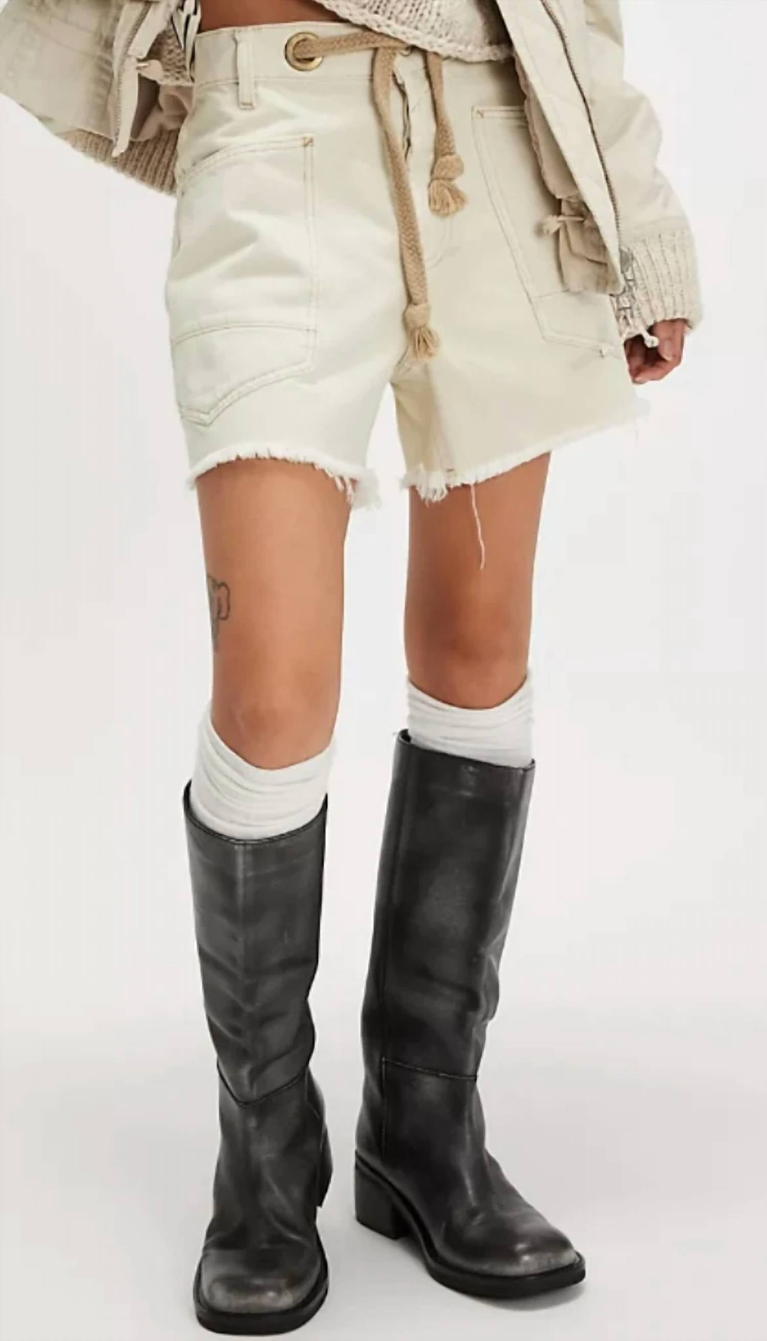 Free People - Moxie Slouchy Wide Fit Shorts