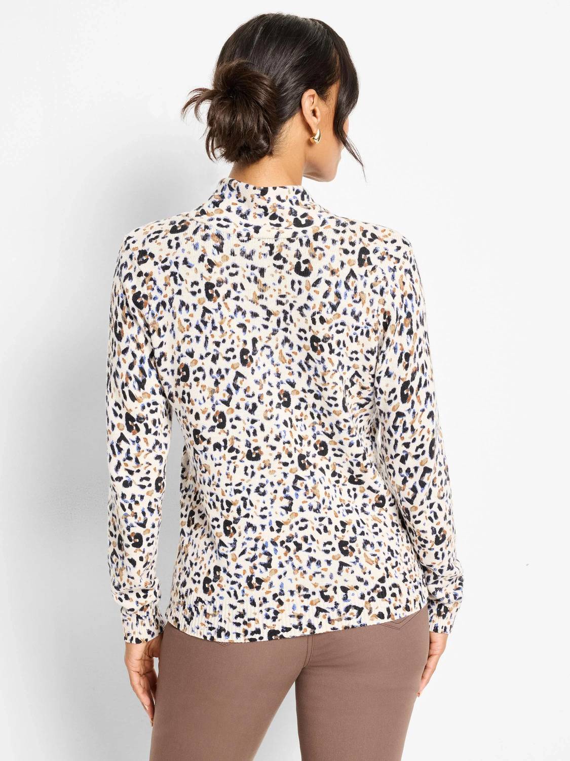 Nic + Zoe - Fable Femme Cheetah Sweater