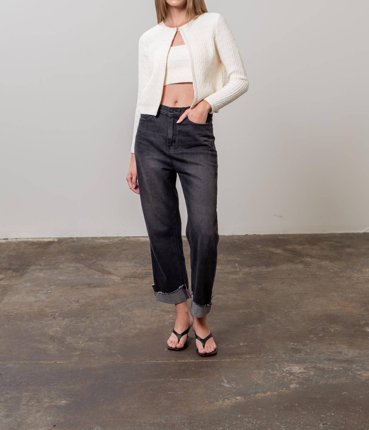 Moon River - Long Sleeve Cardigan Top