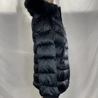 Gorski - Women’s Après-ski Jacket With Detachable Shearling Hood
