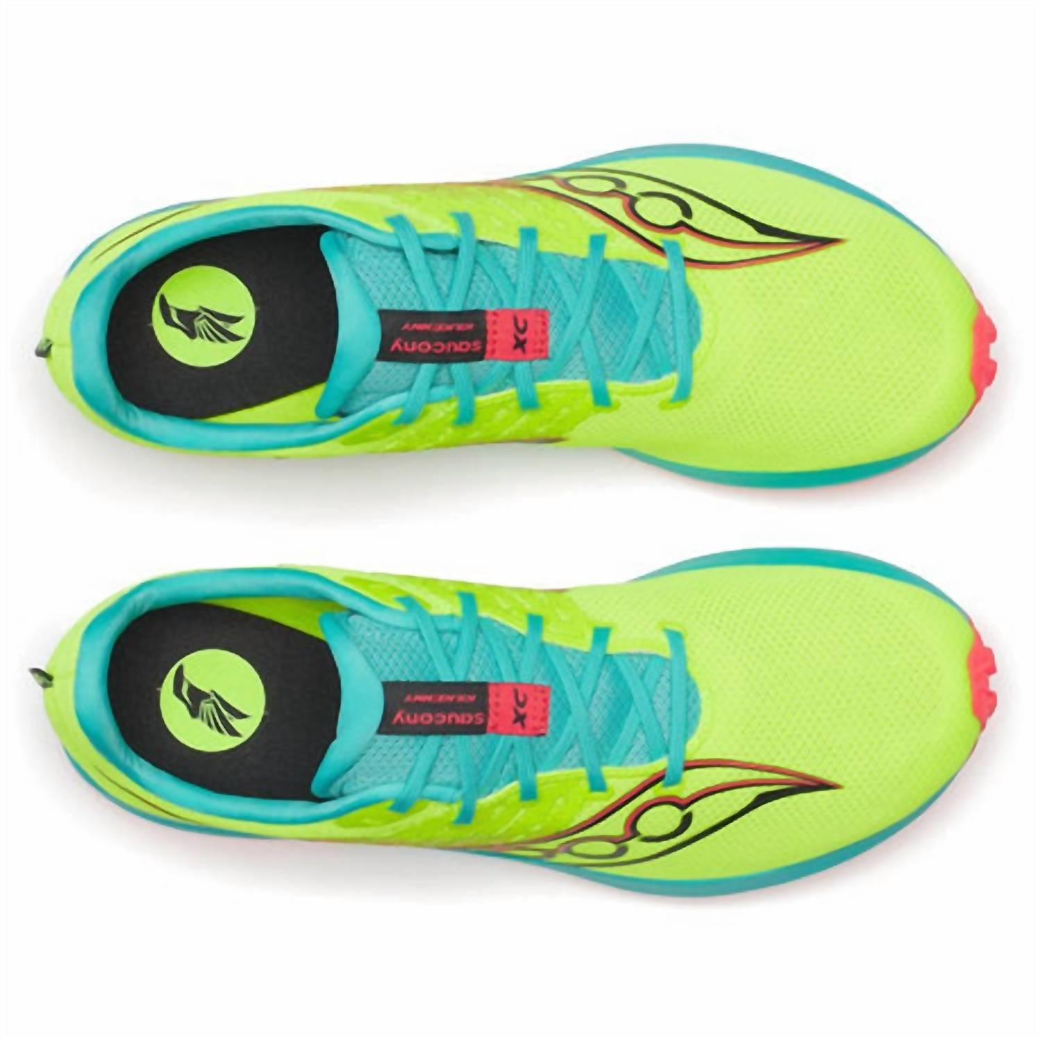 SAUCONY Men's Kilkenny Xc 10 Spike Shoe in citron mutant - men's shoe - view 4
