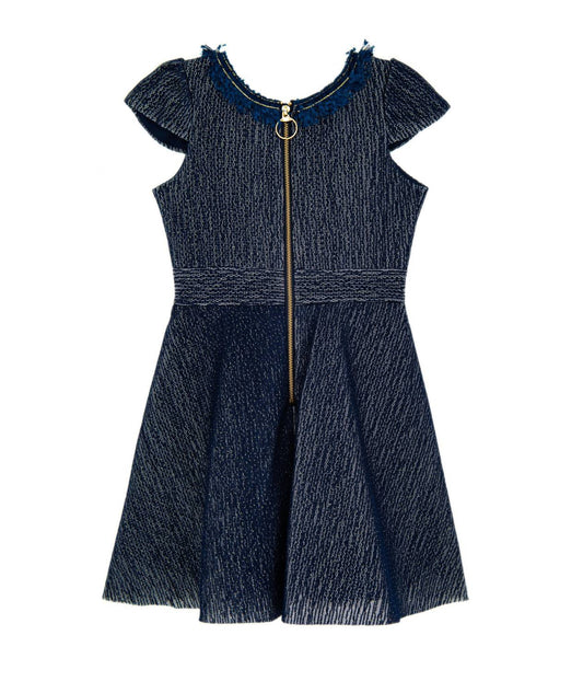 Zoe Ltd - Girls Ashley Fringe Collar Dress