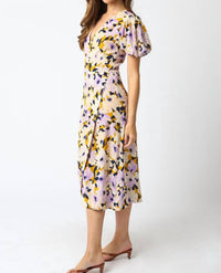 Olivaceous - Camila Floral Midi Dress