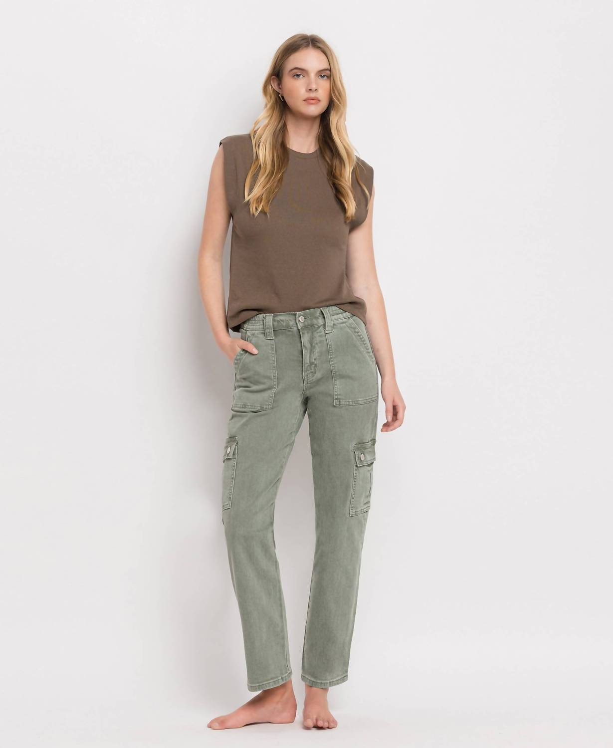 Vervet By Flying Monkey - Straight Cargo Jean