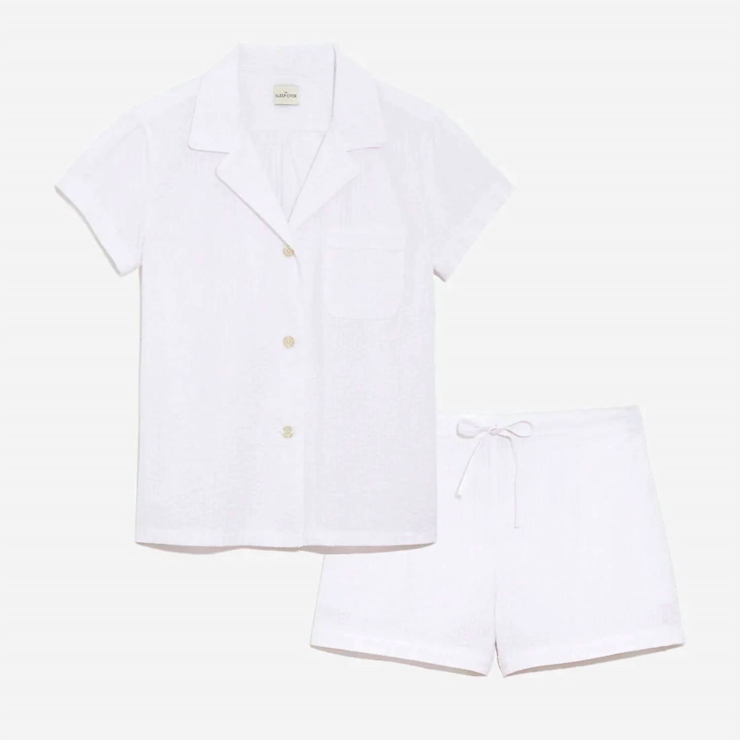 Seersucker Cotton Classic Short PJ Set
