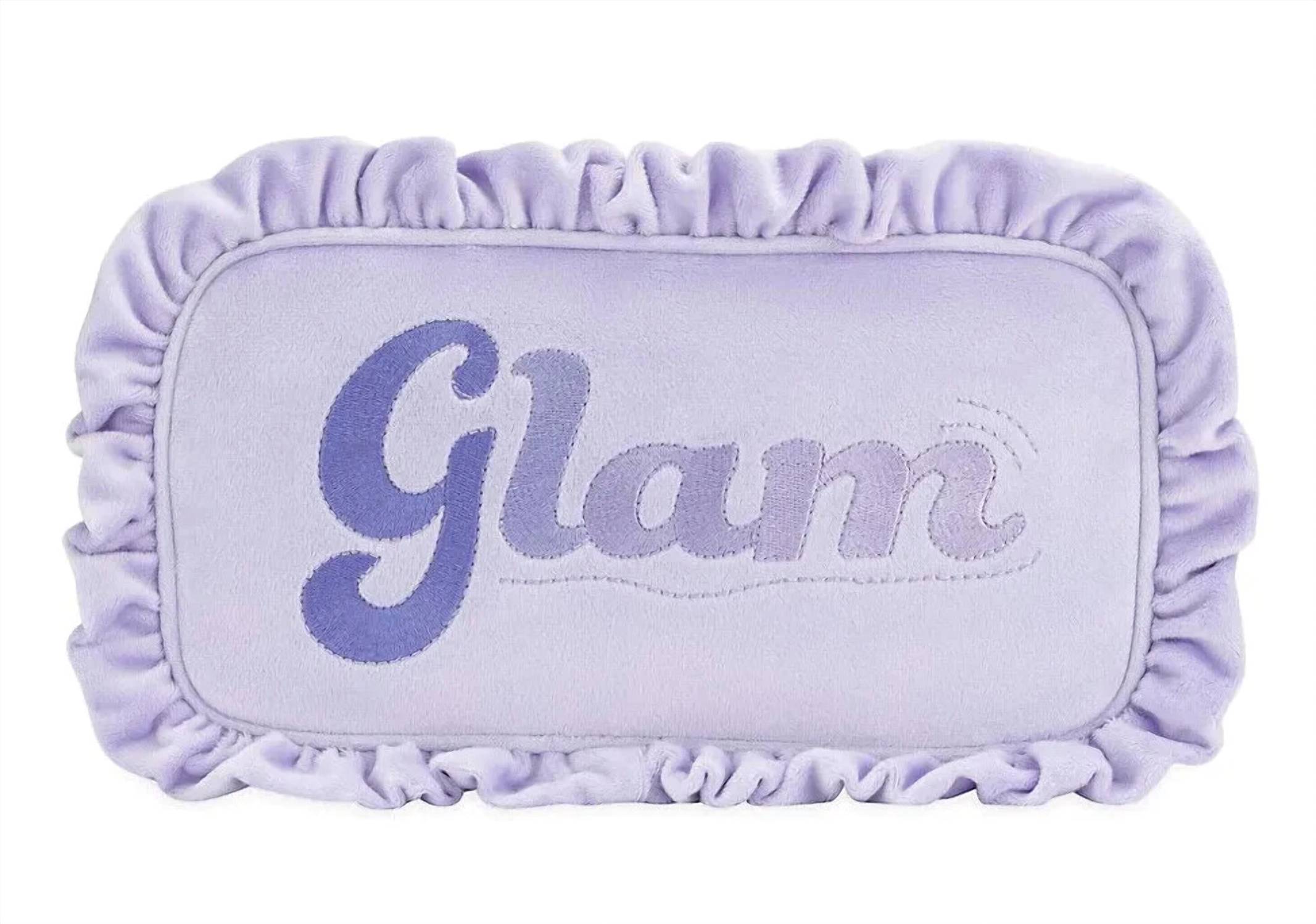 Stoney Clover Lane - Women's Glam Velvet Ruffle Small Pouch - Pre-sewn