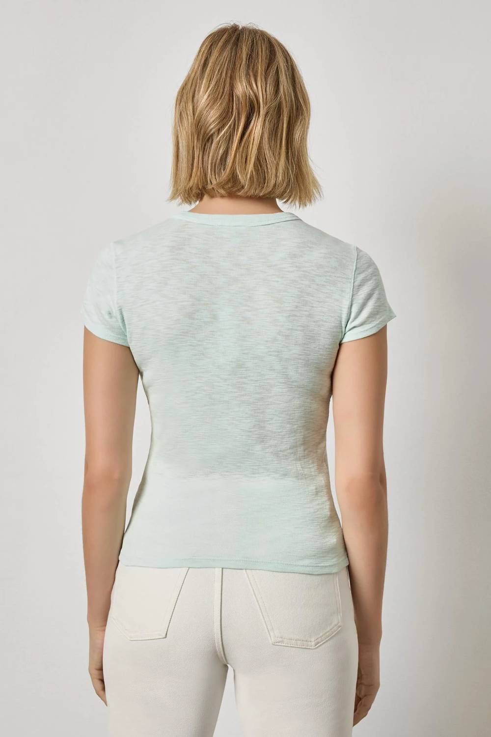 Lilla P - Ribbed Slub Crewneck Tee