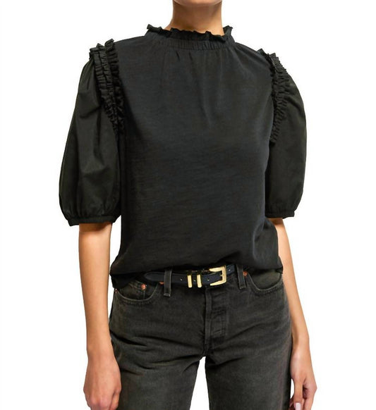 Nation Ltd - Roya ruched neck top