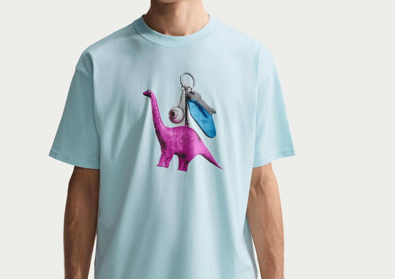NIKE Dino Keychain T-shirt in glacier blue - men's t-shirt - view 5