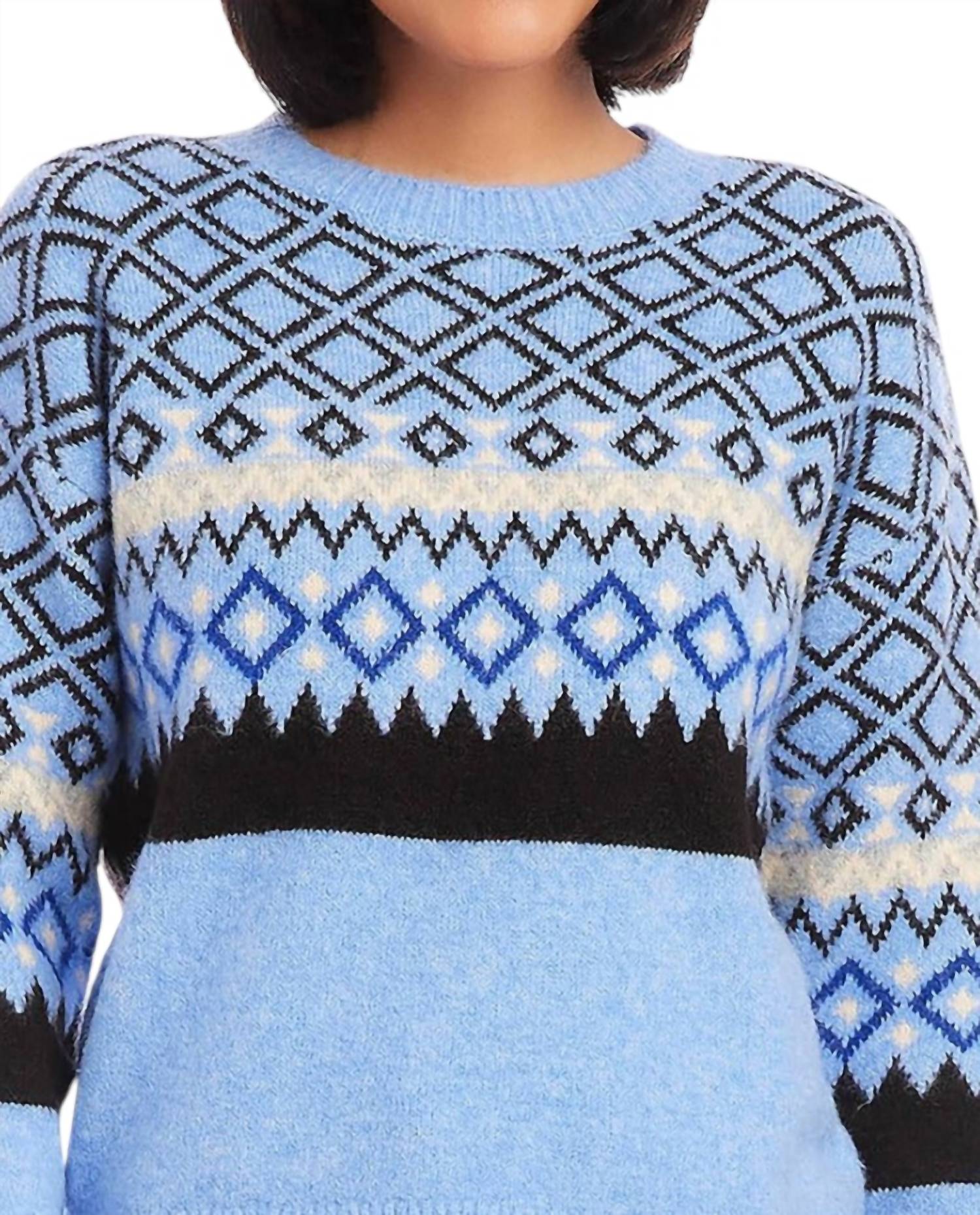 Karen Kane - Jacquard Pullover Sweater