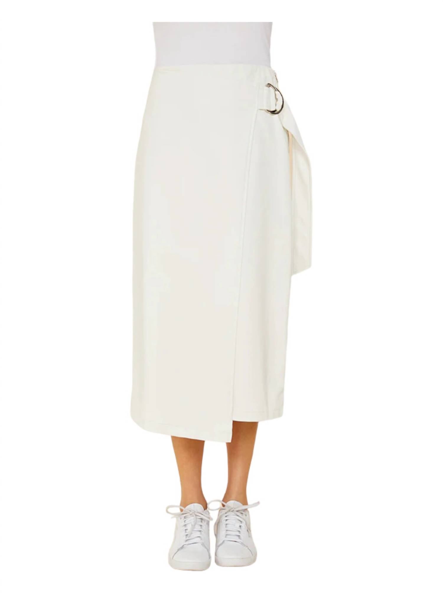 Dolce Cabo - Vegan Leather Wrap Skirt