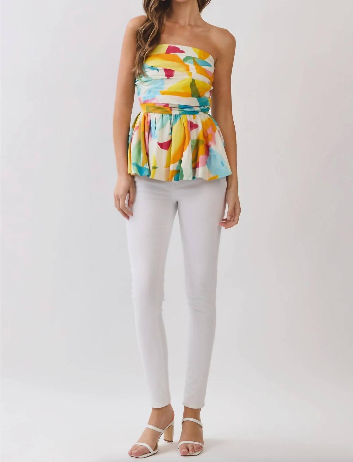 Pretty Follies - Colorwave Strapless Top