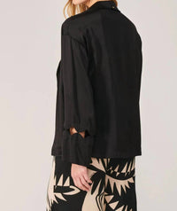 Poupette St Barth June Jacket in black - women's jacket - alternate view