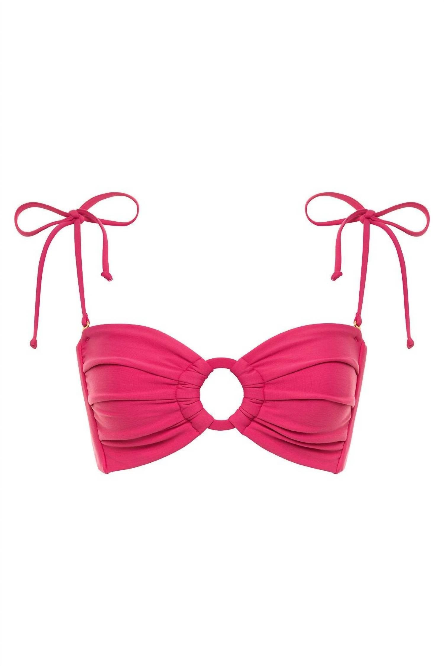 Montce - Tori Ties Bandeau Bikini Top